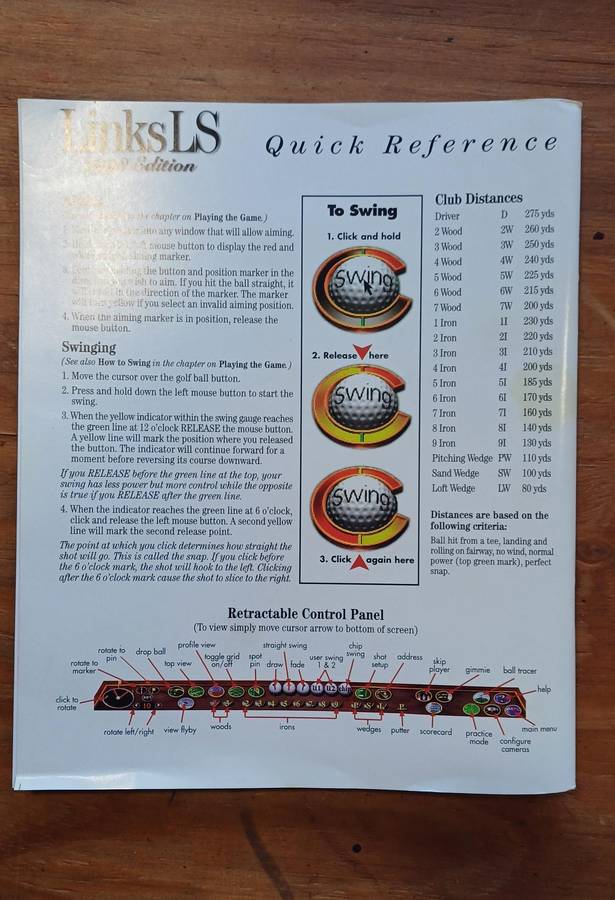 LINKS LS BIG BOX (All extras in box see pics) 1998 Edition