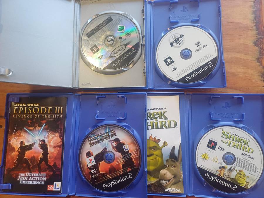 4x PS2 Games