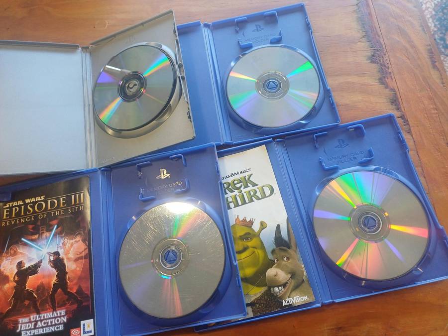 4x PS2 Games