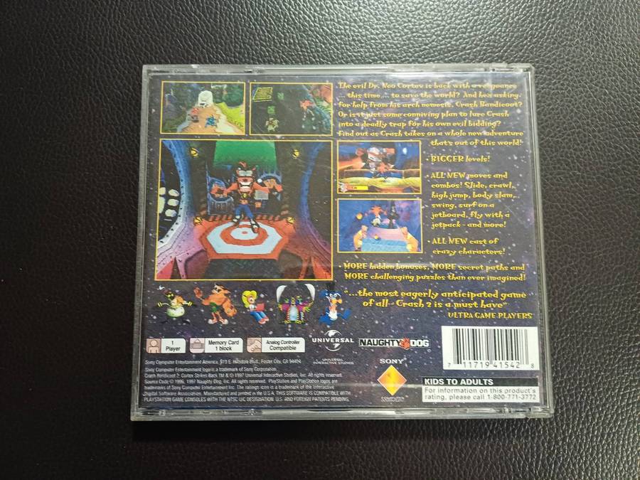 Crash Bandicoot 2 (PAL) in Jewel Case
