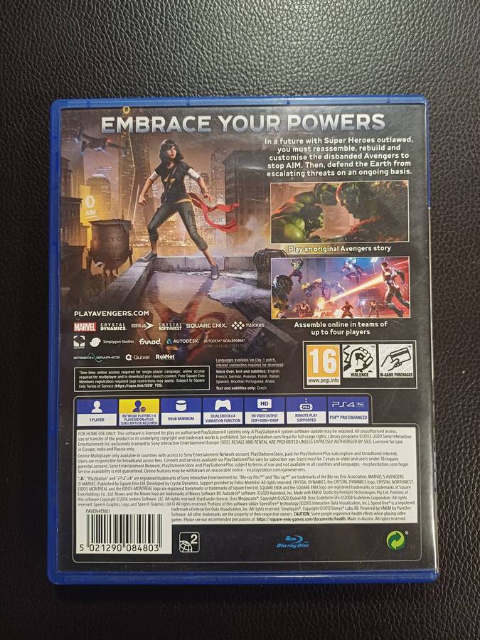 Marvel Avengers PS4