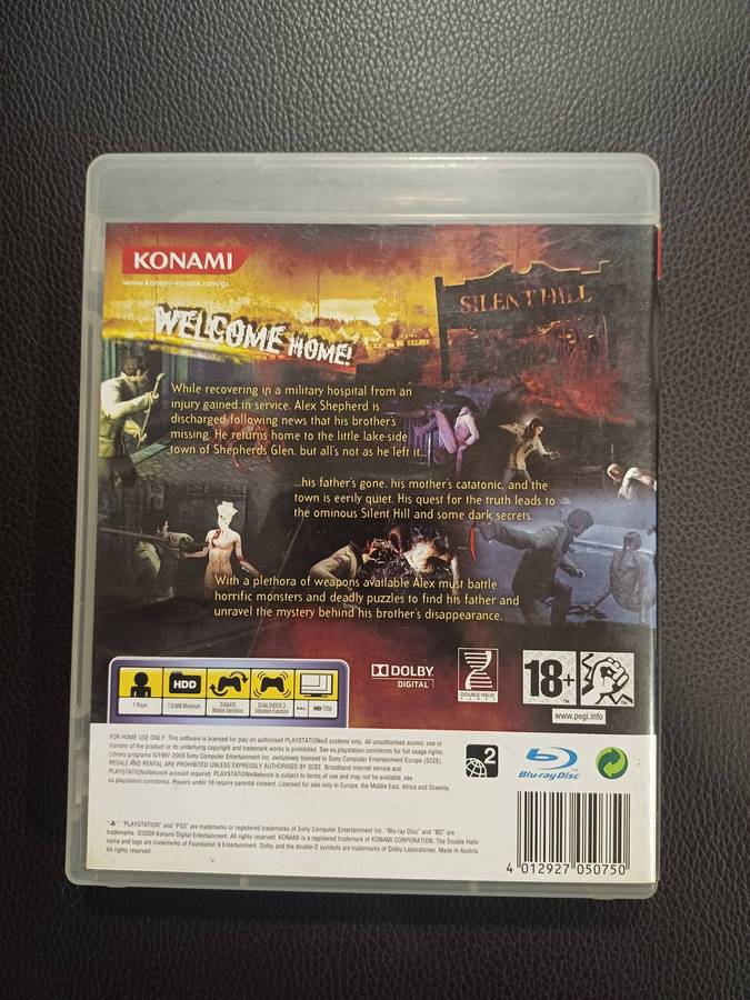 Silent Hill Homecoming PS3 *Rare Title*