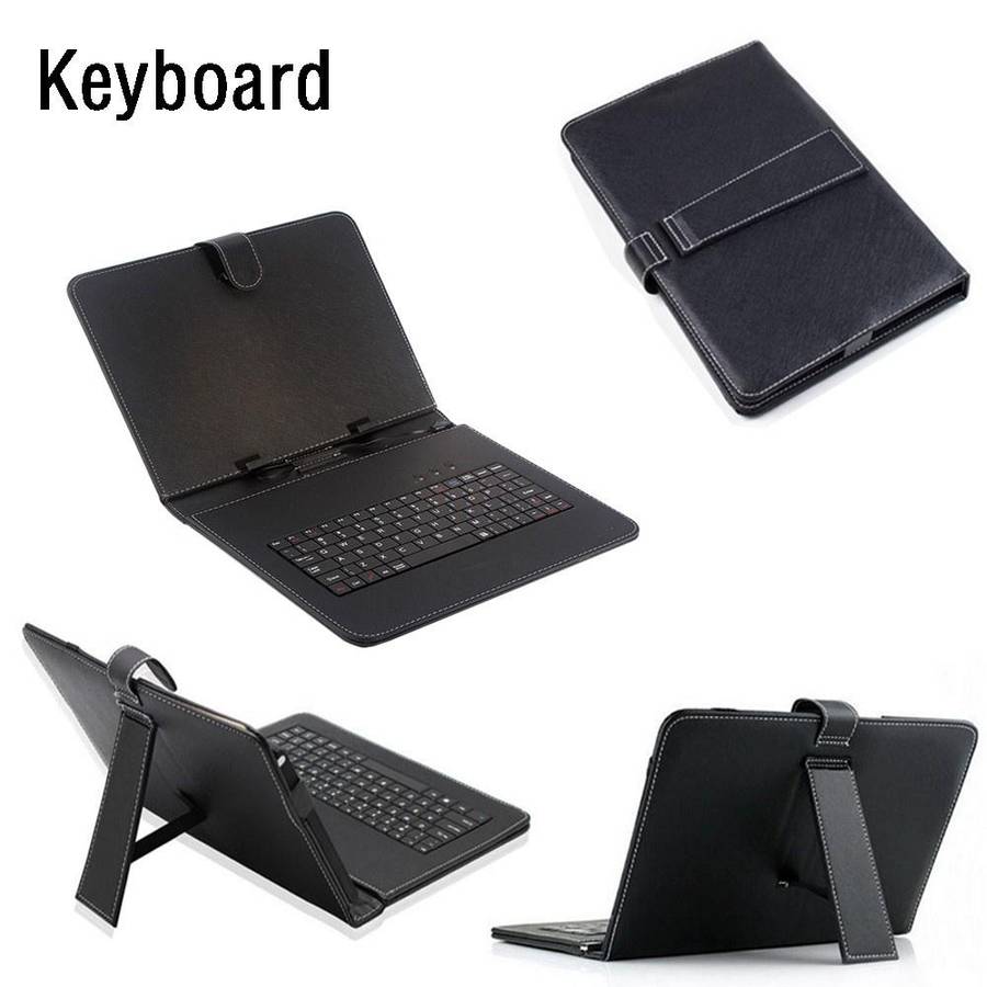 Universal 7" -8 " Tablet Case with Wired Keyboard