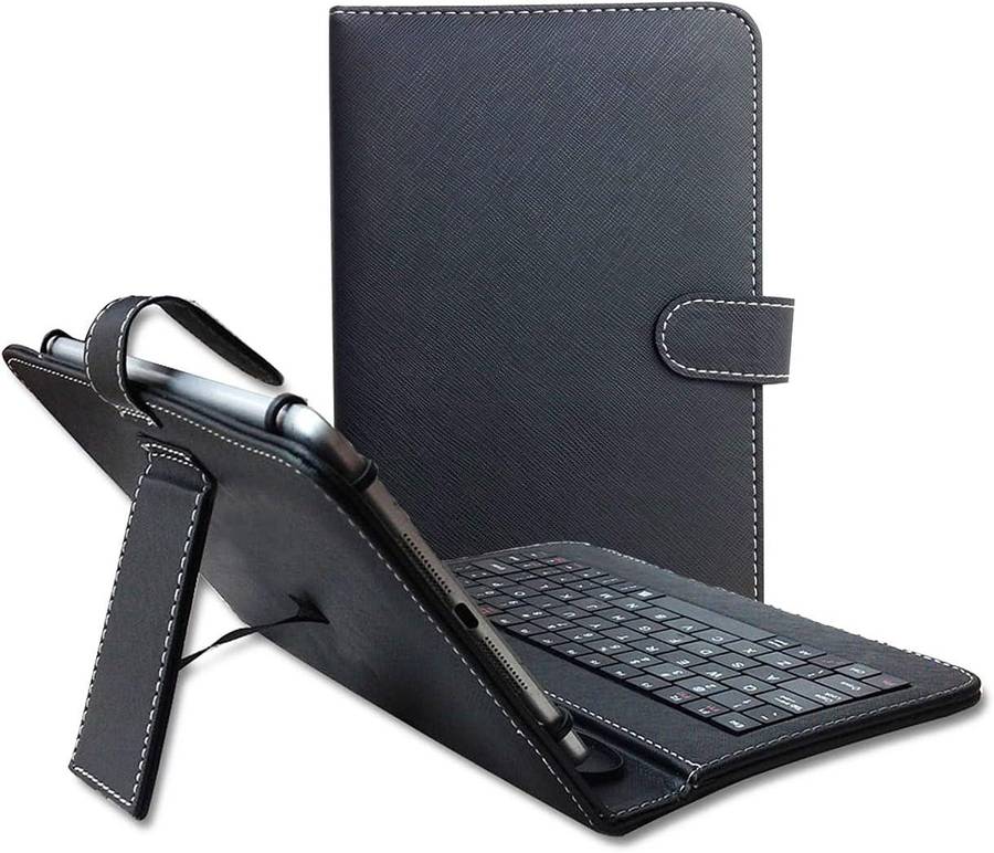 Universal 7" -8 " Tablet Case with Wired Keyboard