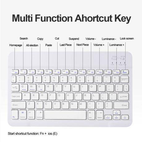 BaBoo - Case Keyboard For iPad 10.2 Detachable Wireless Bluetooth Keyboard