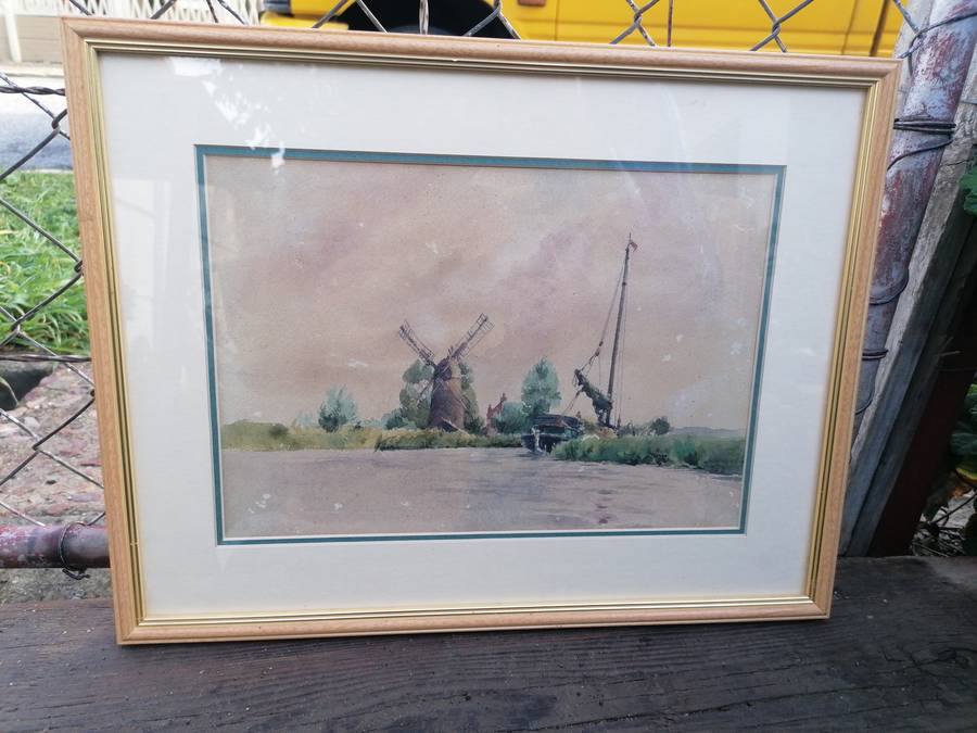 OLD PAINTING BY H.W STAGG