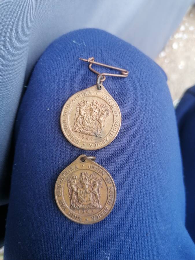 1947 Royal Visit /Koninklike besoek Union of South Africa medal x 2