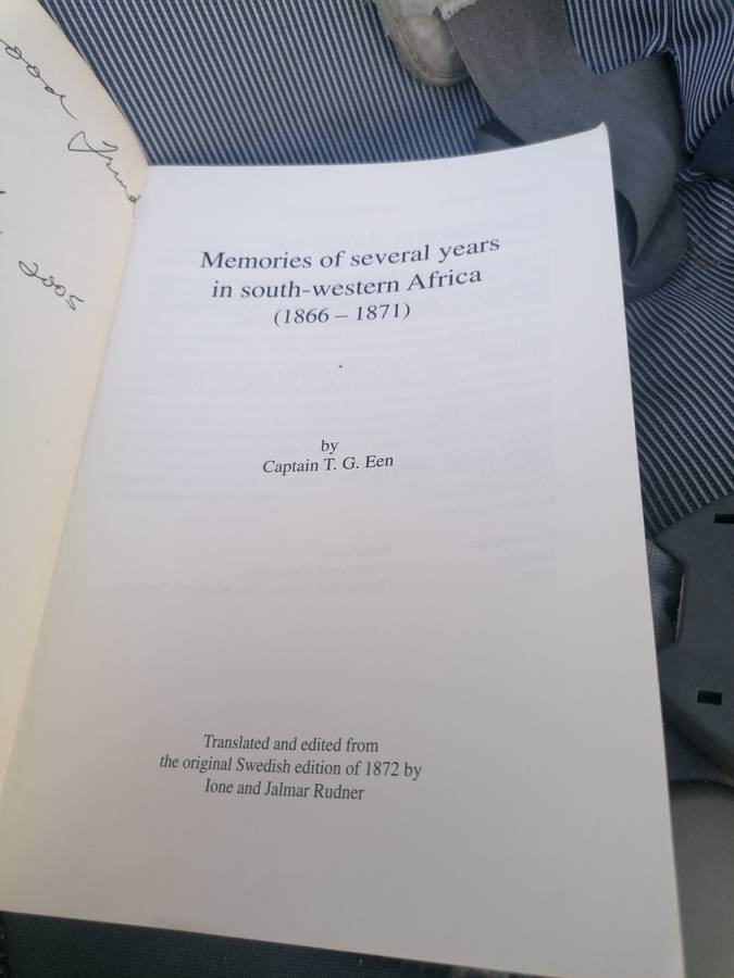 Memories of Several Years in South-western Africa: (1866-1871)