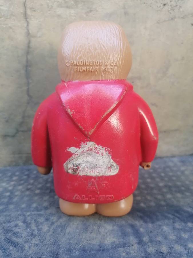 Vintage Allied bank money box - Paddington Bear - some parts missing