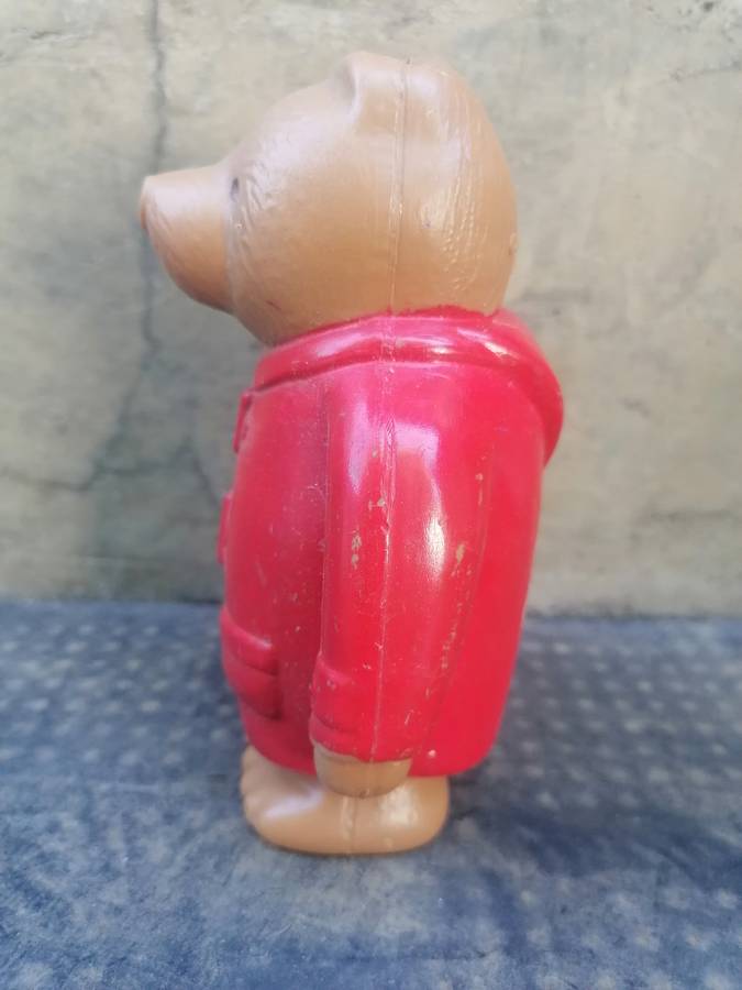 Vintage Allied bank money box - Paddington Bear - some parts missing