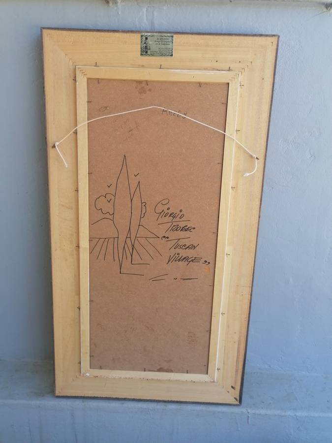 Stunning original  Giorgio Trobec (South Africa, 1944 - )painting