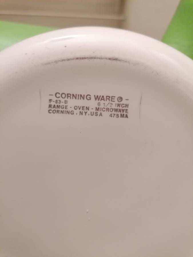 Vintage Corning Ware Spice of Life Le Persil P-83-B Menuette Handled Skillet 26 x 4,5 cm