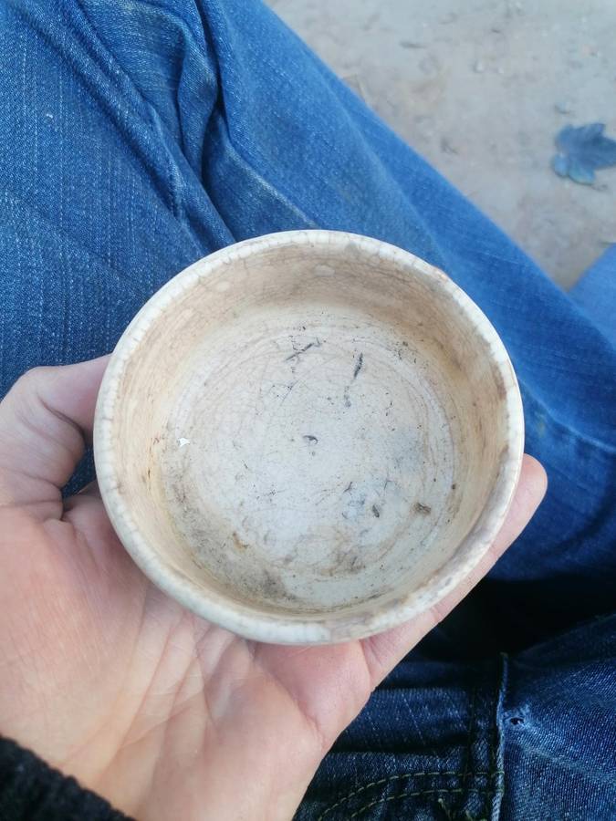 Antique R Seager Home Made Potted Meats Ipswich Jar,