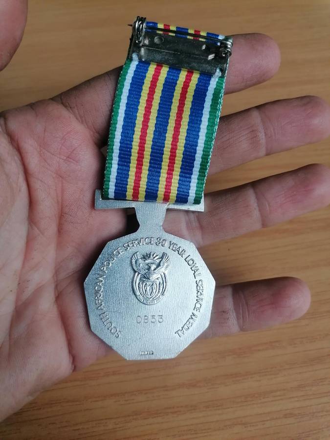 Full size Police 30 Years Service Medal (Silver)