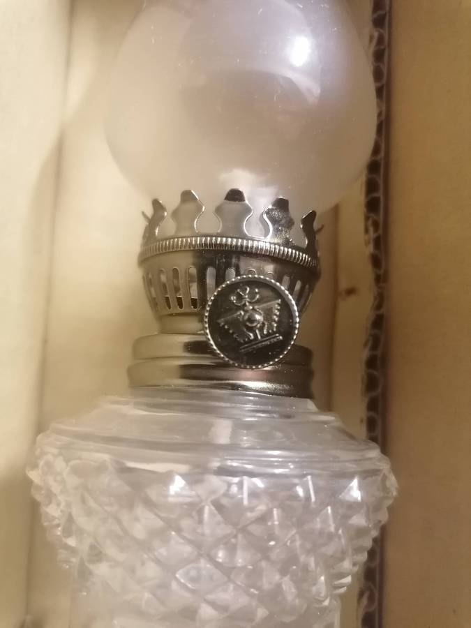 Vintage Glass Kerosine Oil Lamp