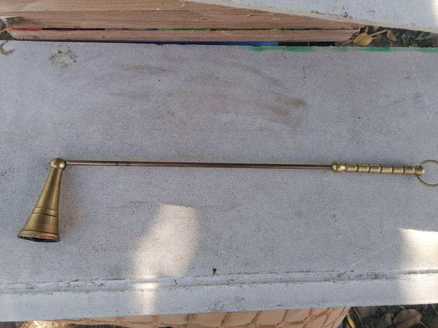Vintage Brass Candle Snuffer