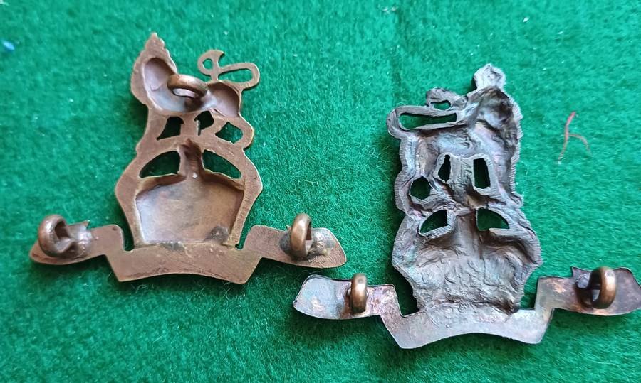 British Army, Royal West Kent Officer's collars, facing pair