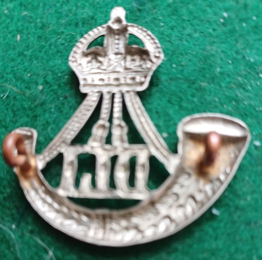 SA UDF Durban light Infantry WM cap badge , O418, worn 1902 - 1919