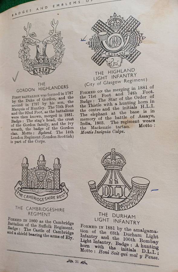 British & Commonwealth, Badges and emblems of the services book. 346 Illustrations and histories