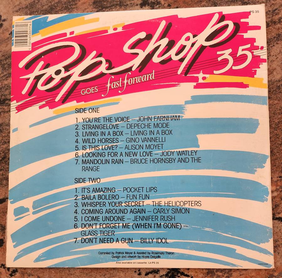 POP SHOP Goes Fast Forward 35 - Original Artists (VG+/VG+) PS 35 SA Pressing 1987 - Gatefold
