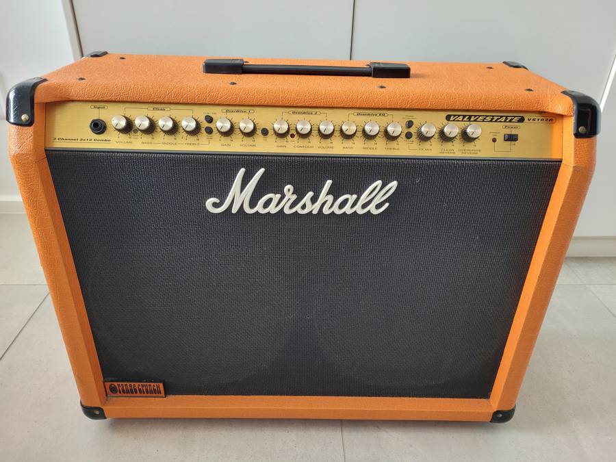 Marshall Amp 100 Watt VS102R Valvestate ORANGE CRUNCH Limited Edition