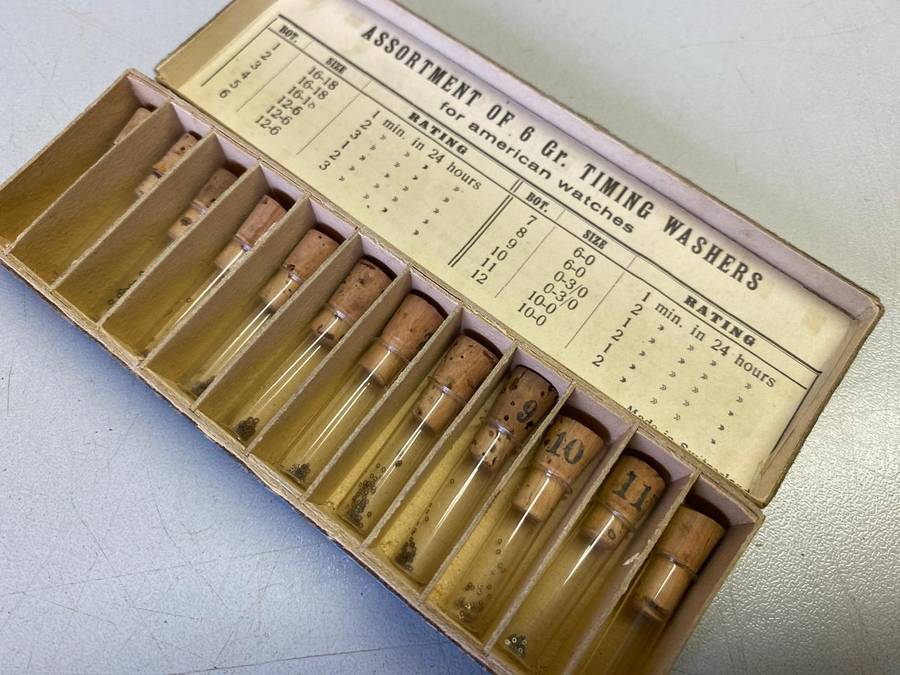 Watch timing washers