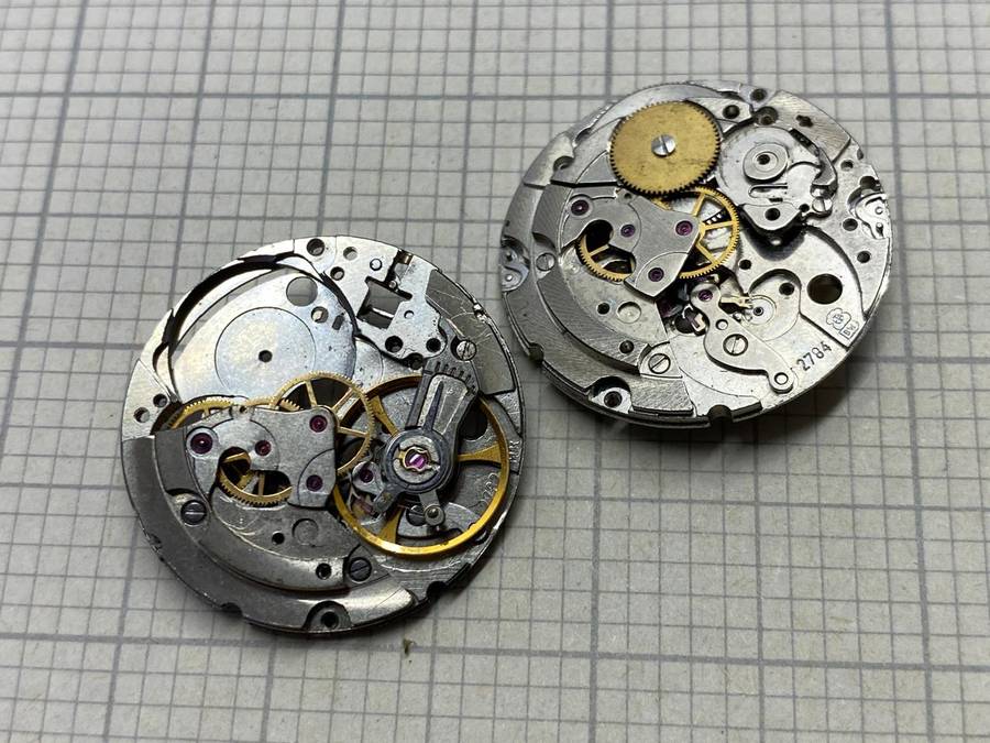 ETA 2782/83 - 4 movements - parts/repair