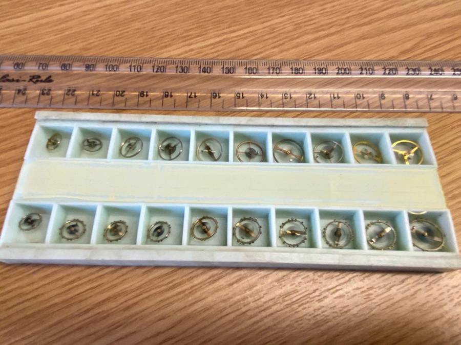 Watch balance wheels complete