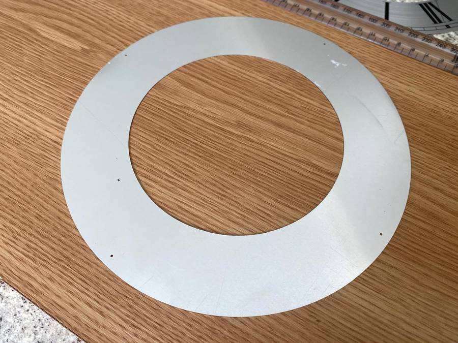 205mm open face clock dial