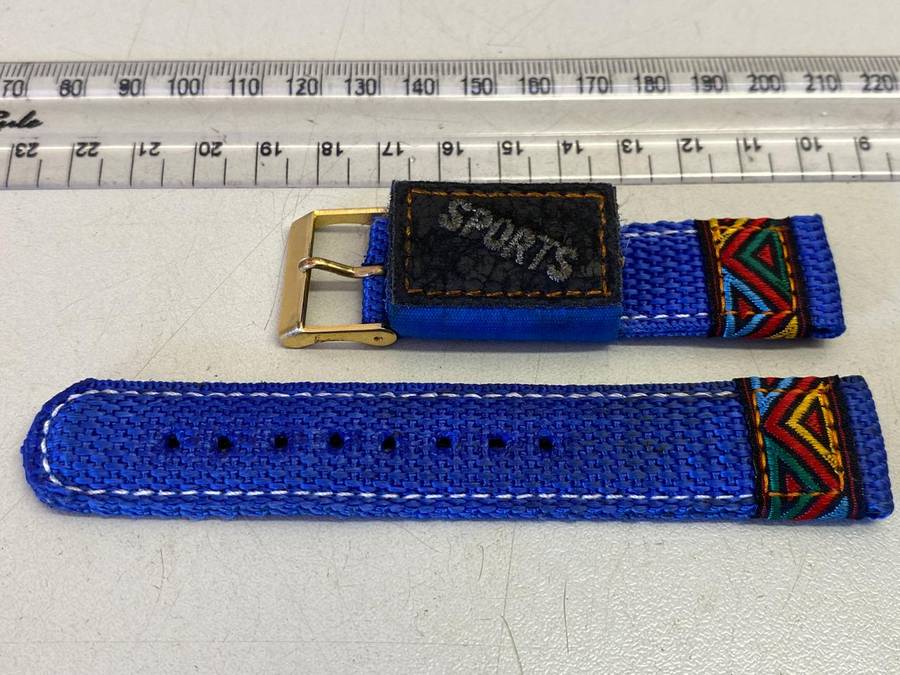 20mm blue waterproof sports strap