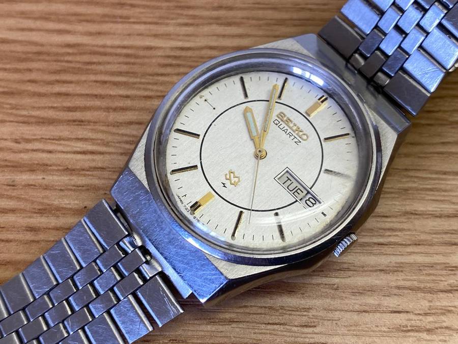 SEIKO SQ vintage day/date gents watch - parts/repair