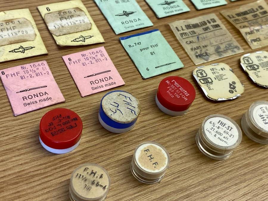 FEF & FHF - assorted watch parts