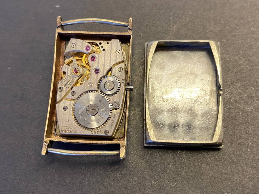 Rotary tank watch - parts/repair - runs