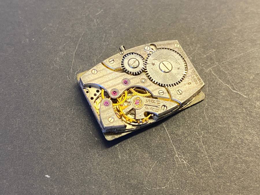 Rotary tank watch - parts/repair - runs