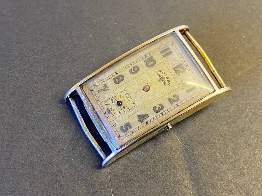 Rotary tank watch - parts/repair - runs