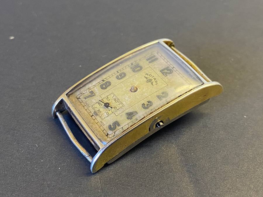 Rotary tank watch - parts/repair - runs