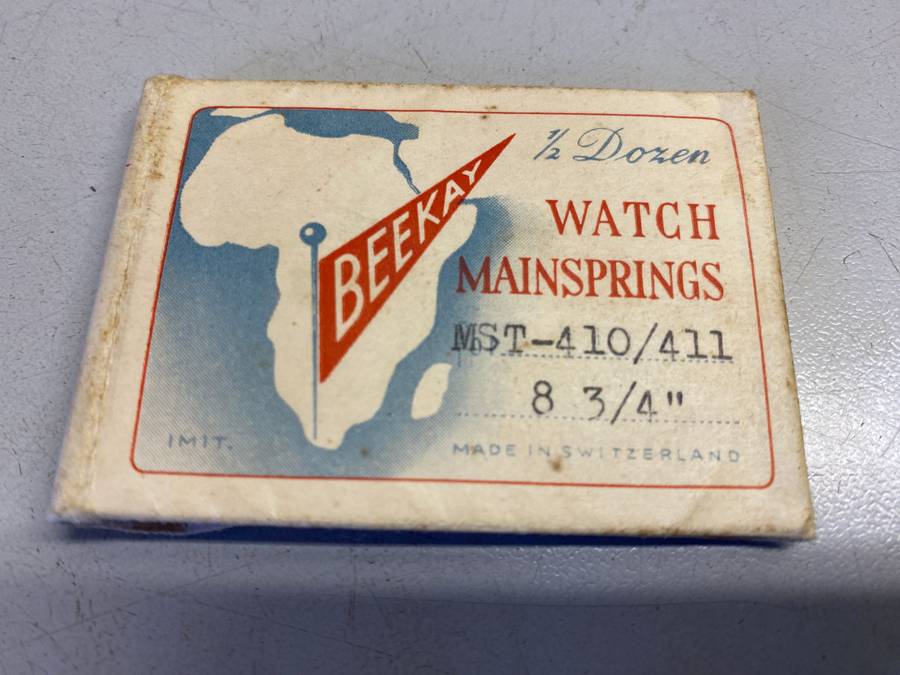 Mainsprings for MST calibers 366 - 373 - 410/411