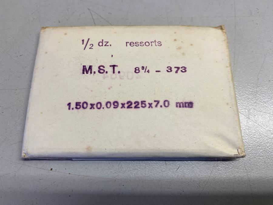 Mainsprings for MST calibers 366 - 373 - 410/411