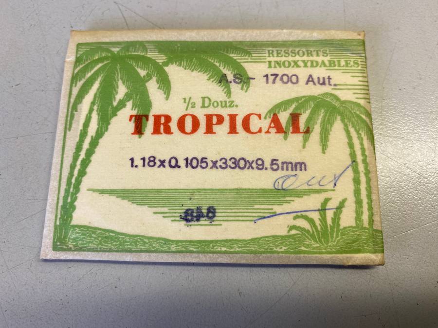 Mainsprings for AS movements calibers 1361 - 1690 - 1700