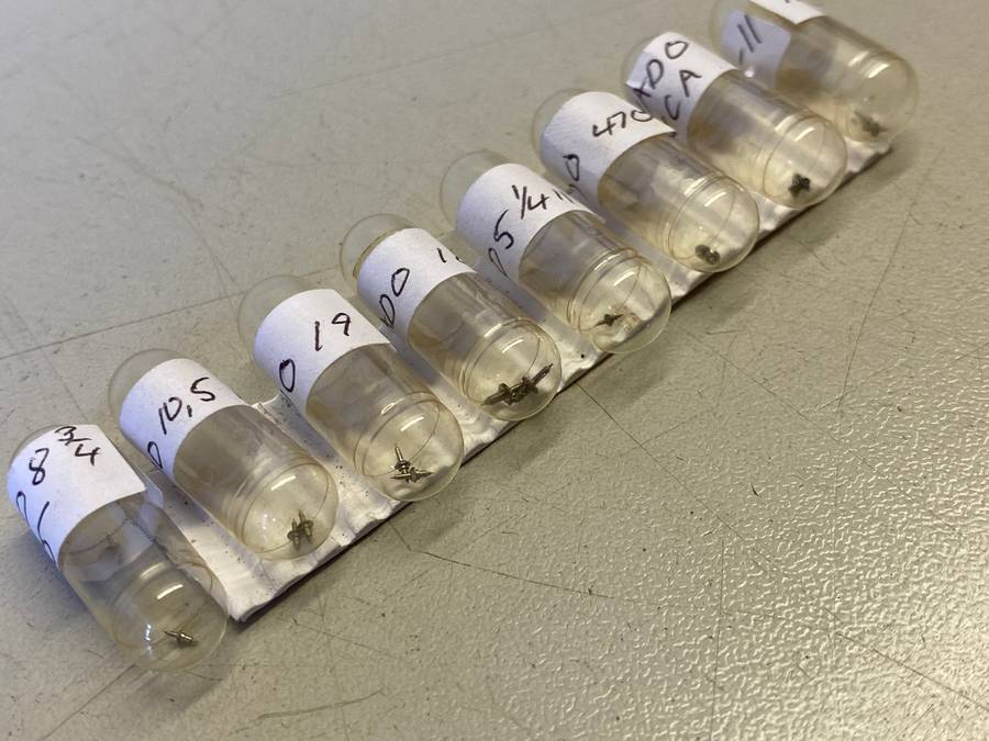 MOVADO - assorted balance staffs