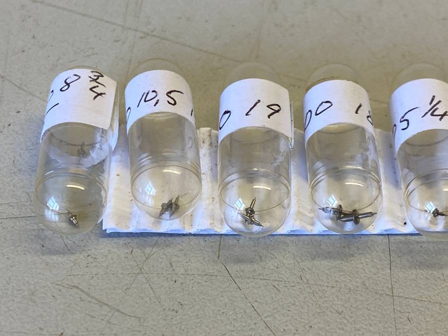 MOVADO - assorted balance staffs