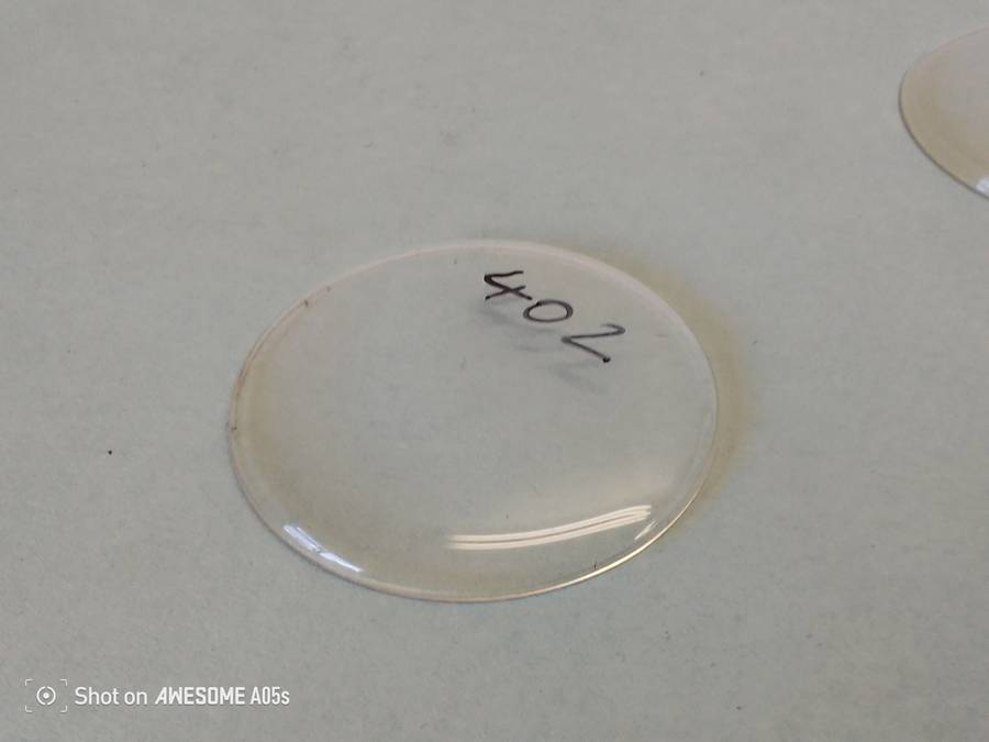 Domed pocket watch crystals x 3