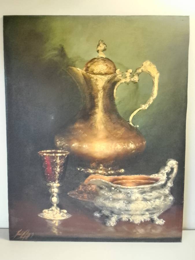 Denzil Herring - still life oil painting