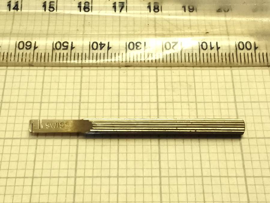 Watchmakers pivot straightener