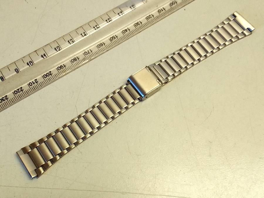 18mm stainless steel two piece bracelet