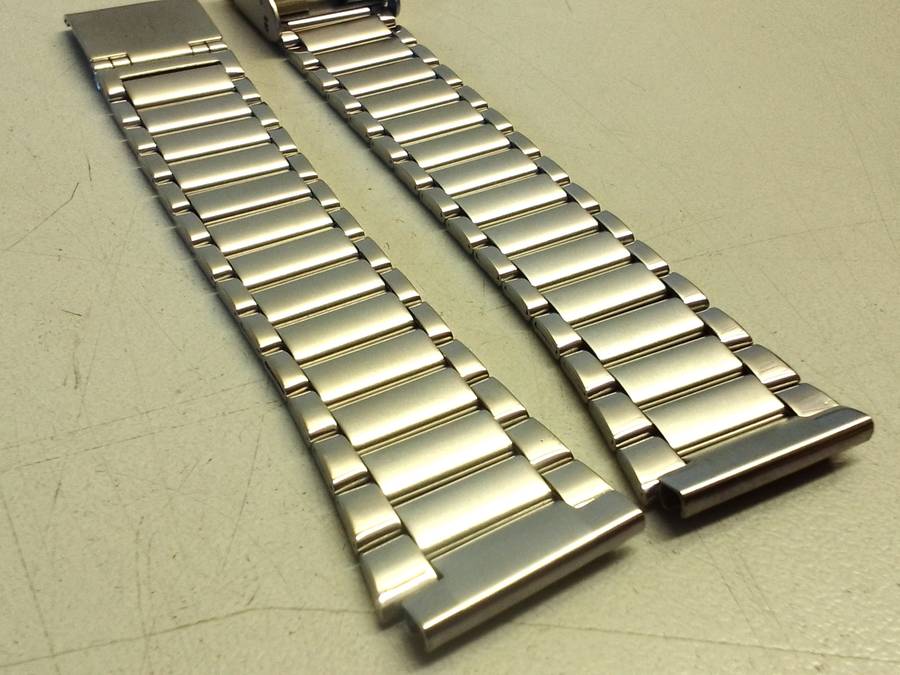 18mm stainless steel two piece bracelet
