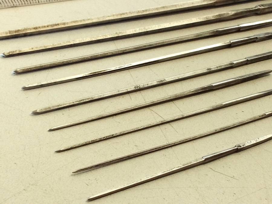 Watch/clockmakers cutting broaches