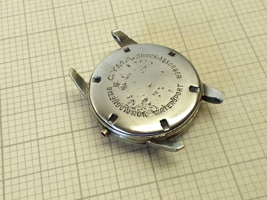CYMA 34mm watch case