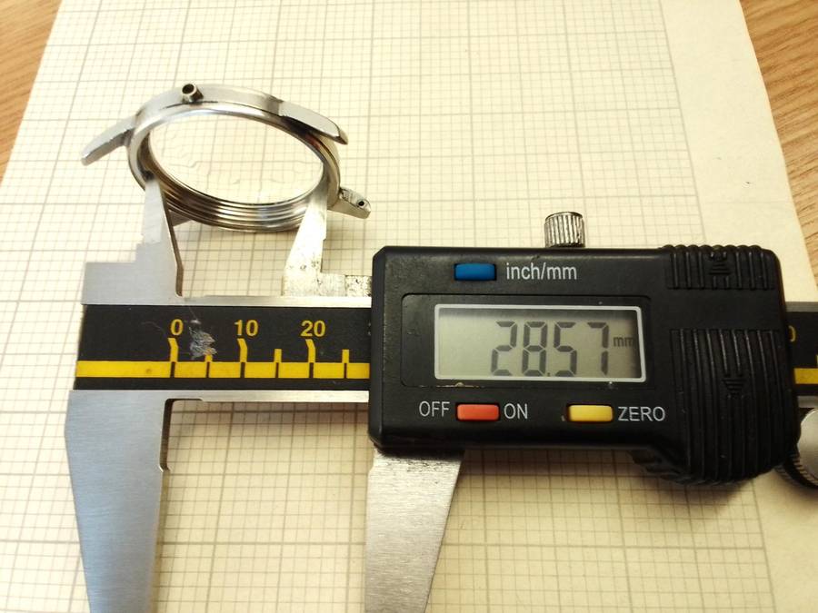 CYMA 34mm watch case