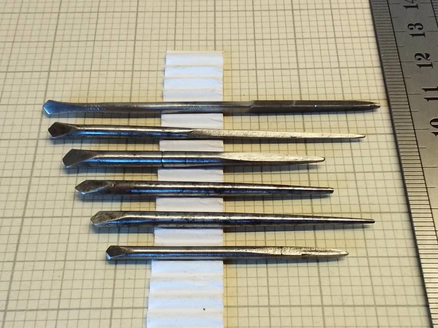 Clock/watchmakers re-pivot bits